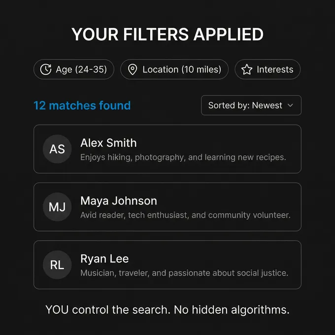 No algorithm interface