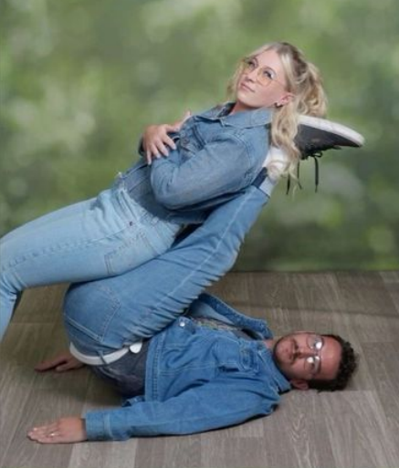Silly couple photo idea