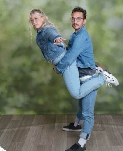 Silly couple photo idea