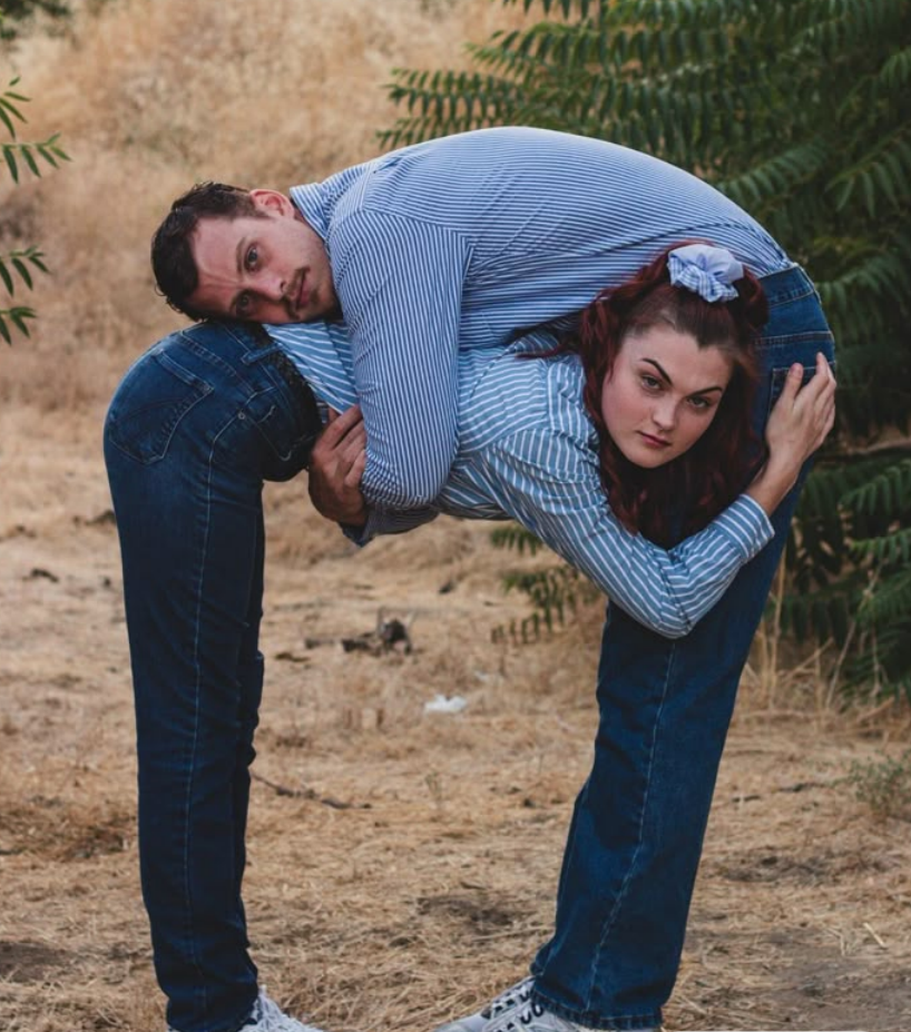 Silly couple photo idea