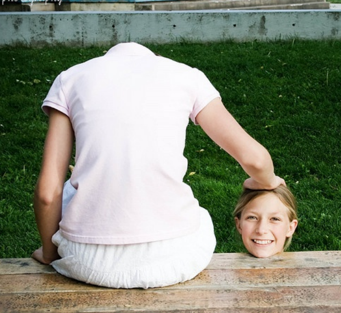 Silly couple photo idea